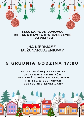 Red Green Beige Watercolor Illustrated Gingerbread Christmas Party Invitation Flyer