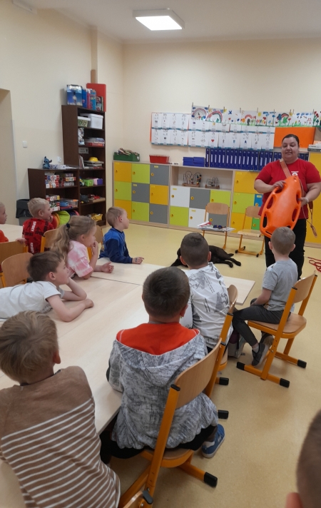 Pies ratownik w naszej szkole