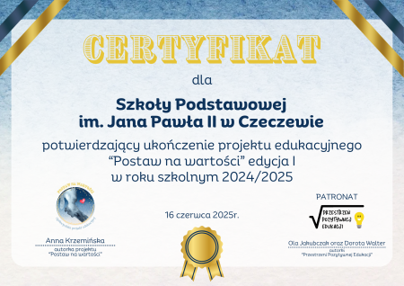 Stawiamy na wartości