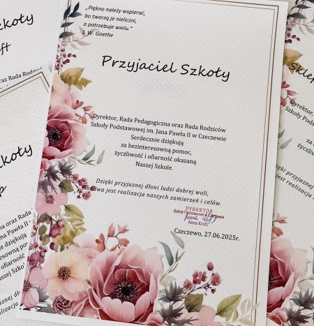 Podziękowania 