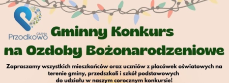 Gminny Konkurs na Ozdoby Bożonarodzeniowe