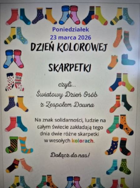 Dzień Kolorowej Skarpetki